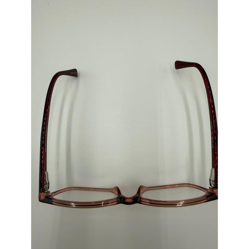 Elements Europa Eyeglass Frames Women 52-17-138 Pink Burgundy Excellent EL-404 - Picture 7 of 7